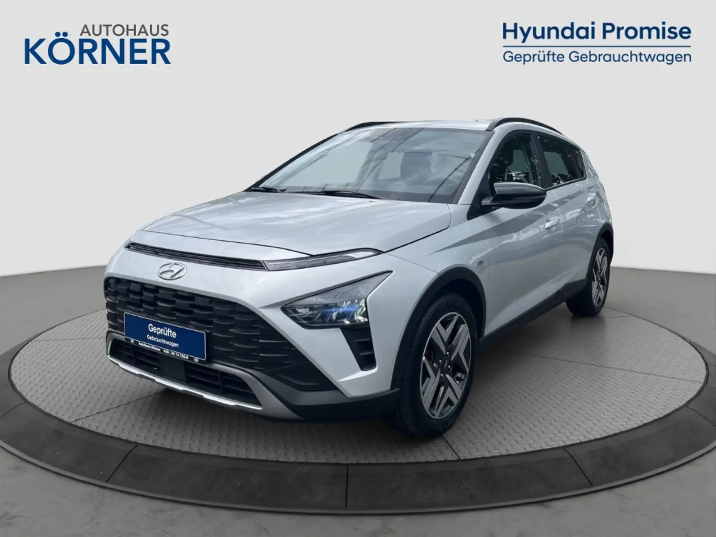 Hyundai BAYON INTRO Edition+ 1.0 T-GDi (48V) *DAB*CAM*CARPLAY* Silber - 2