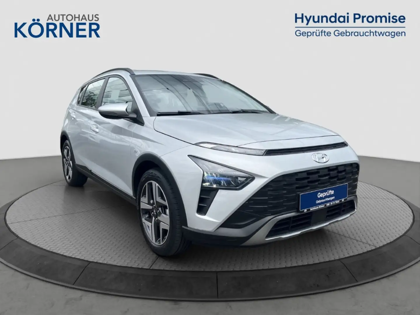 Hyundai BAYON INTRO Edition+ 1.0 T-GDi (48V) *DAB*CAM*CARPLAY* Silber - 1