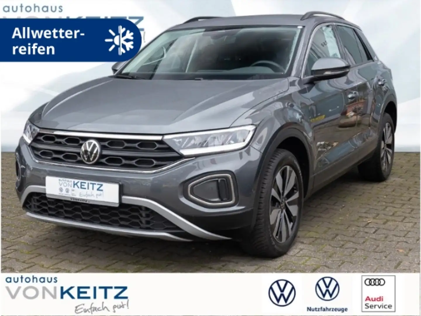 Volkswagen T-Roc Move 1.5 TSI +ALLW+RFK+NAVI+SHZ+KLIMA+PDC+ Grau - 1