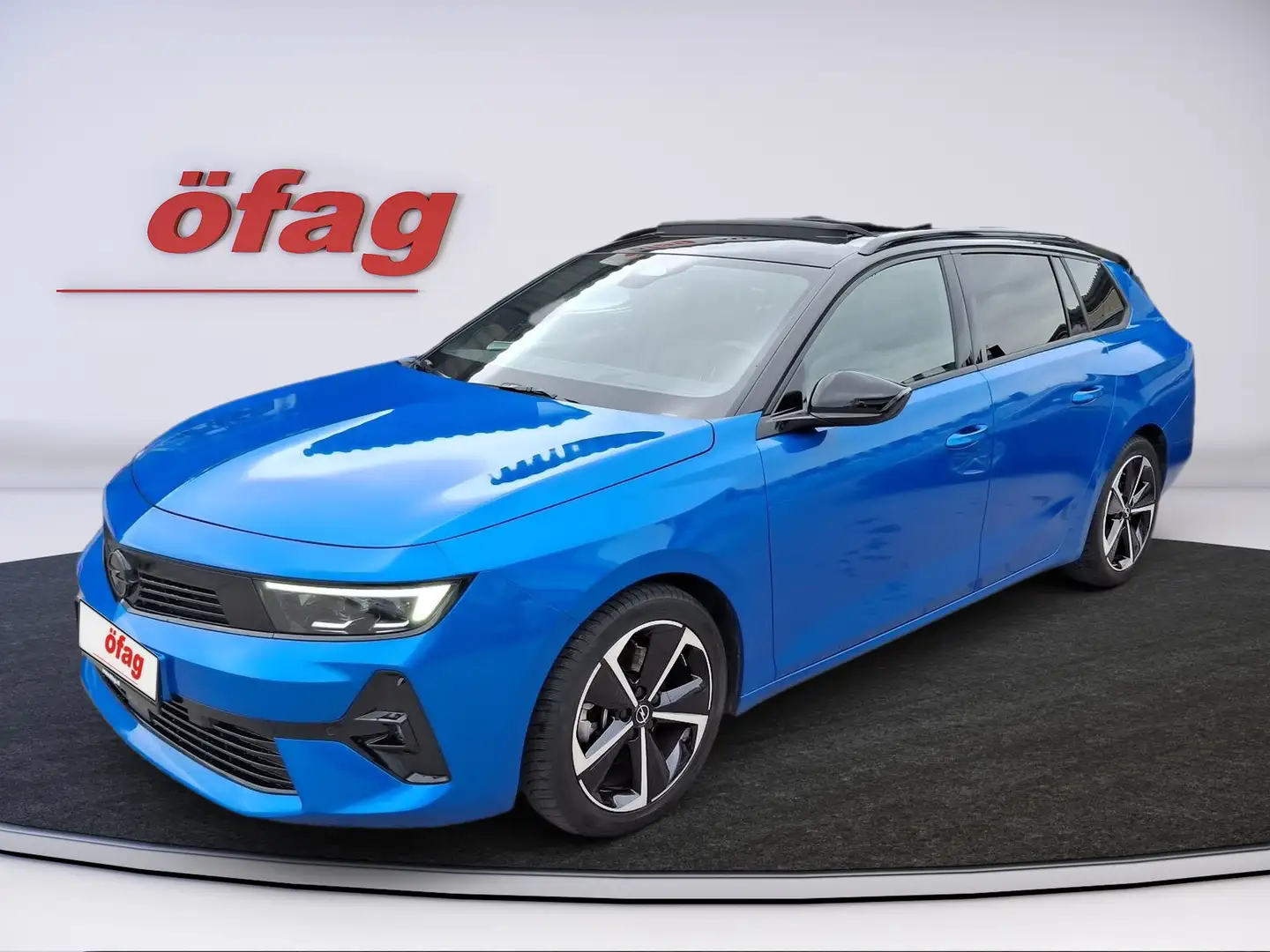 Opel Astra ST 1.2 Turbo GS Aut. Blauw - 1