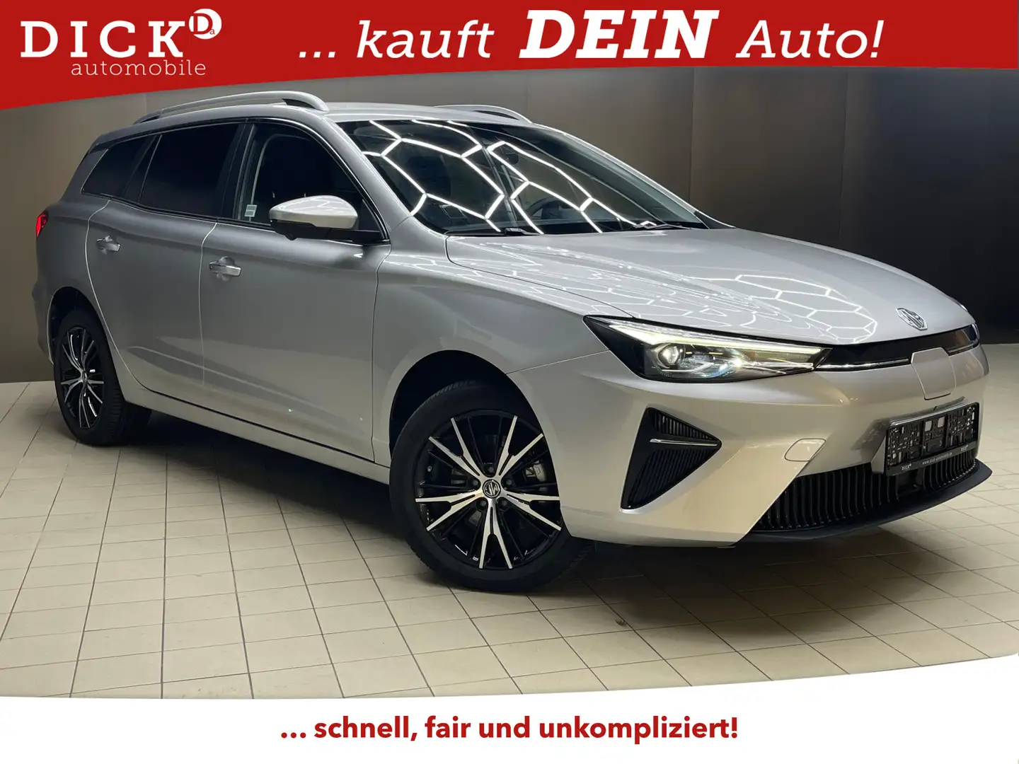 MG MG5 61 KWH Luxury NAVI+LED+SHZ+DAB+ACC+360°+DAB+ Silver - 1