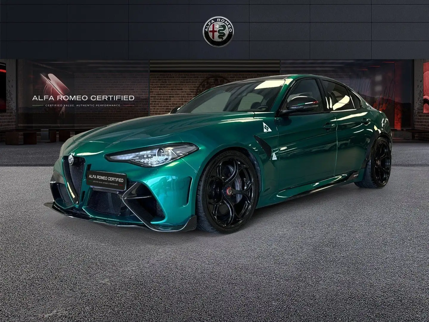 Alfa Romeo Giulia 2.9 V6 540CV GTAm AT8 Groen - 1