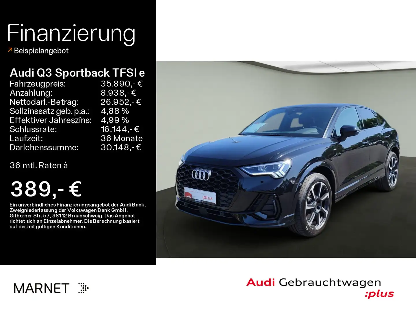 Audi Q3 45 S line*Navi*LED*Alu*PDC*V Negro - 1