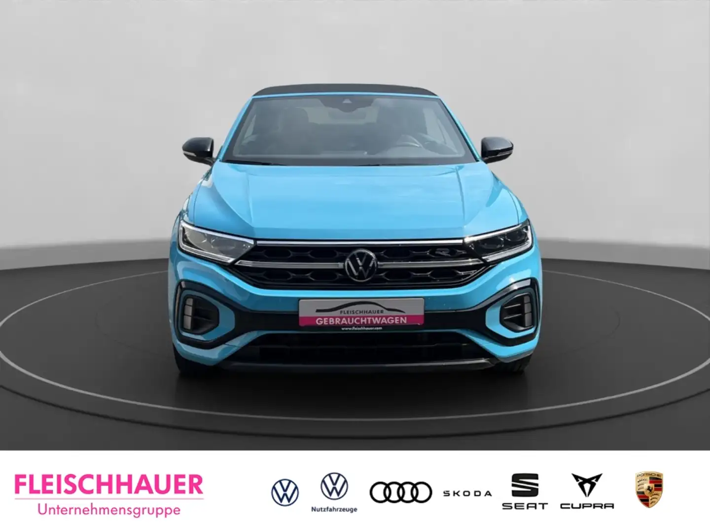 Volkswagen T-Roc Cabriolet 1.5 TSI R-Line Leder Beats Kamera Blau - 2