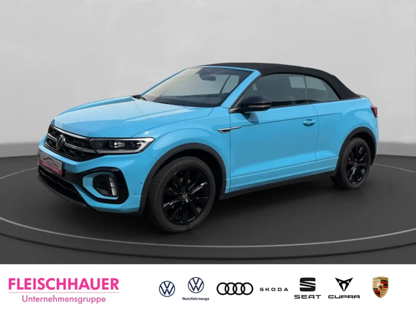 Volkswagen T-Roc Cabriolet 1.5 TSI R-Line Leder Beats Kamera Blau - 1