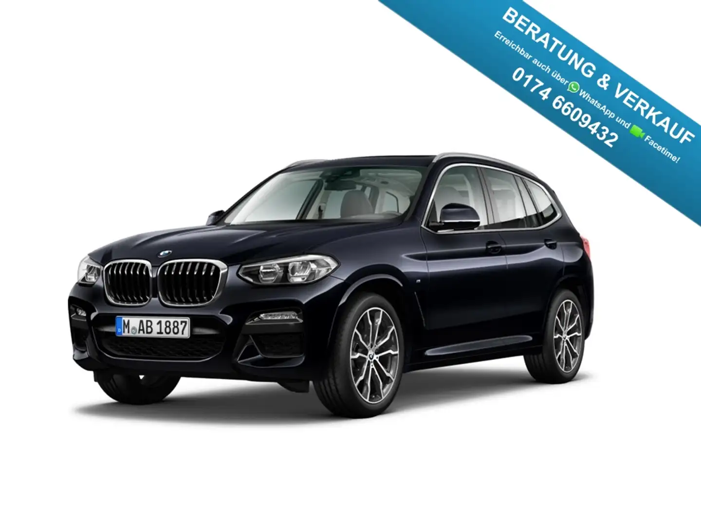 BMW X3 XDRIVE20D A Sportpaket HUD AHK-klappbar AHK El. Pa Schwarz - 1