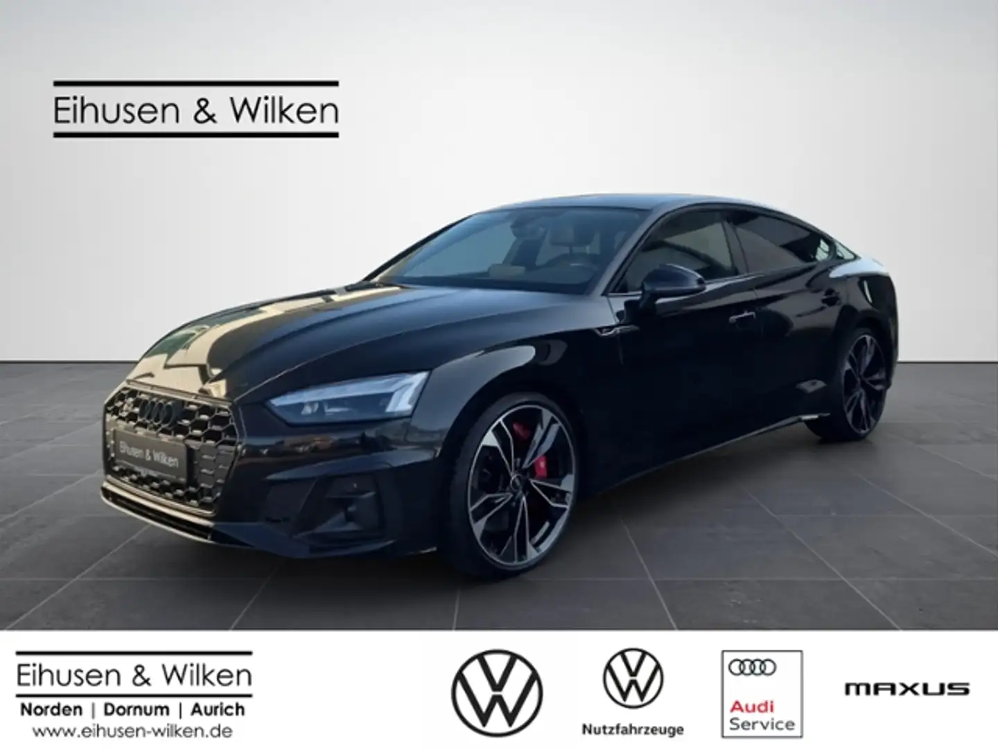 Audi S5 +SPORTBACK+PANO+OPTIK SCHWARZ+B&O+ Zwart - 1