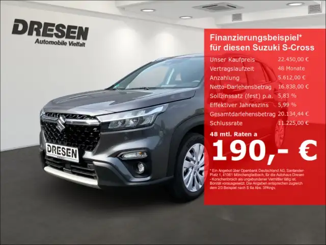 Suzuki SX4 S-Cross 5-Türer Comfort 1.5 Dualjet Hybrid AGS/ CarPlay/ K