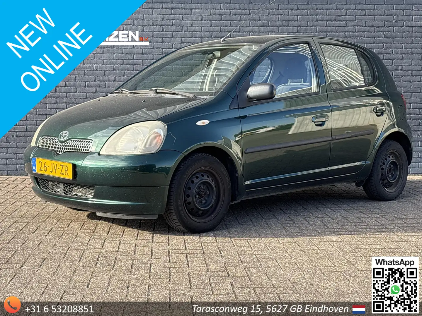 Toyota Yaris 1.3-16V VVT-i Sol | 5 Deurs | Airco | Groen - 1