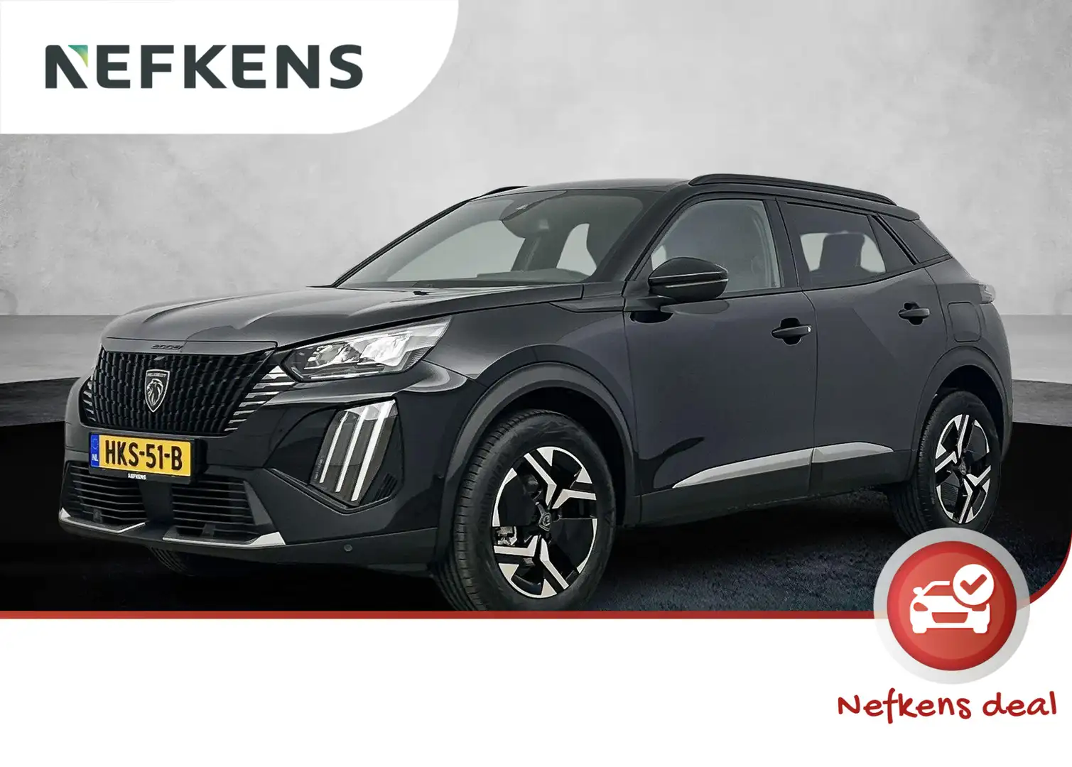 Peugeot 2008 1.2 Hybrid 136pk Allure | Stoelverwarming | Camera Zwart - 1