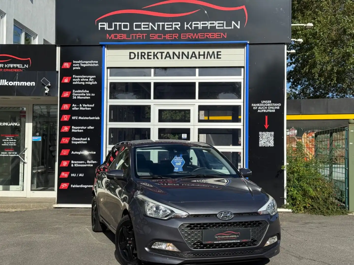Hyundai i20 YES! (PDC-TÜV NEU-LKZ-SHZ) Gris - 1