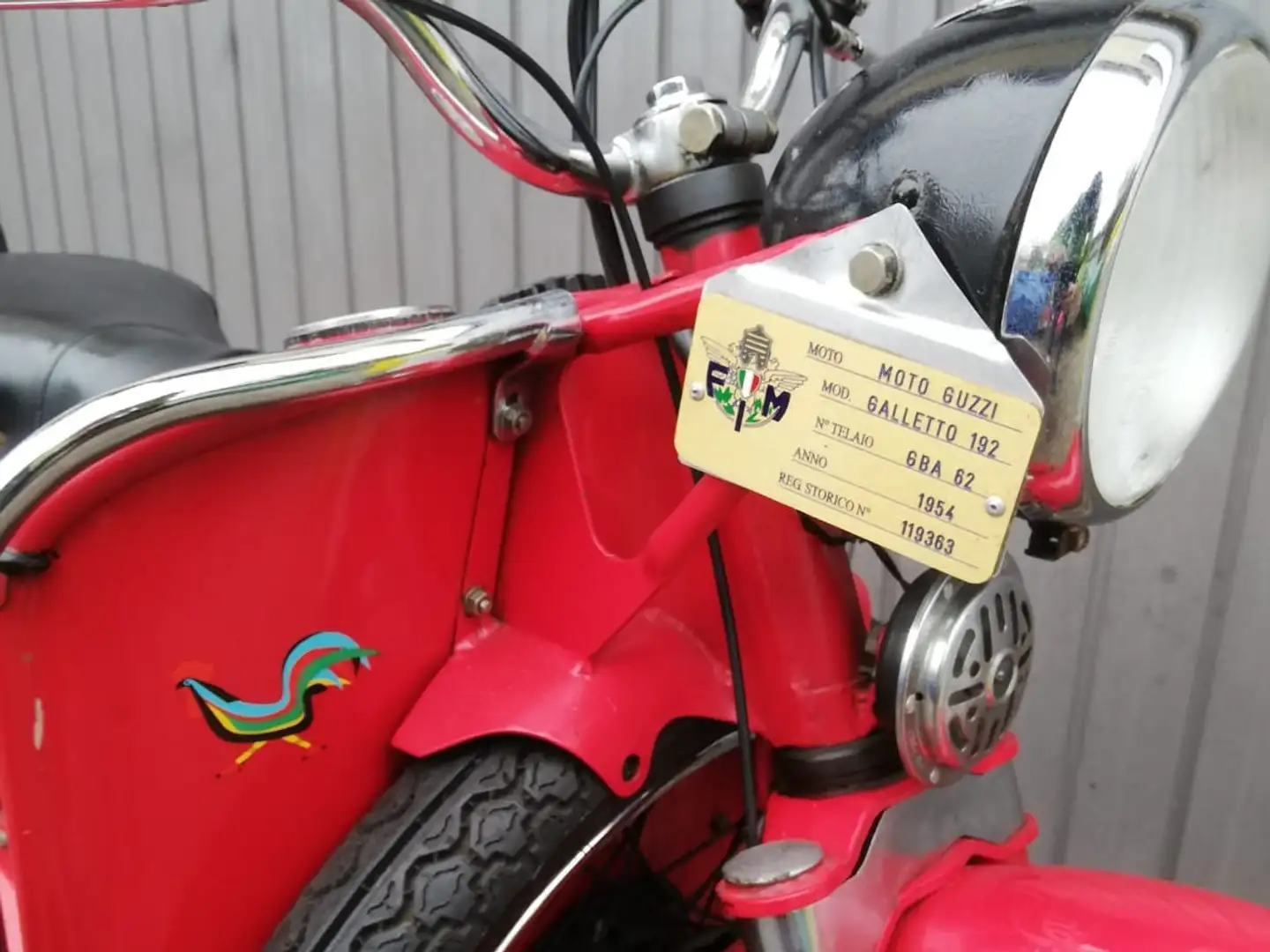 Moto Guzzi Galletto crvena - 1