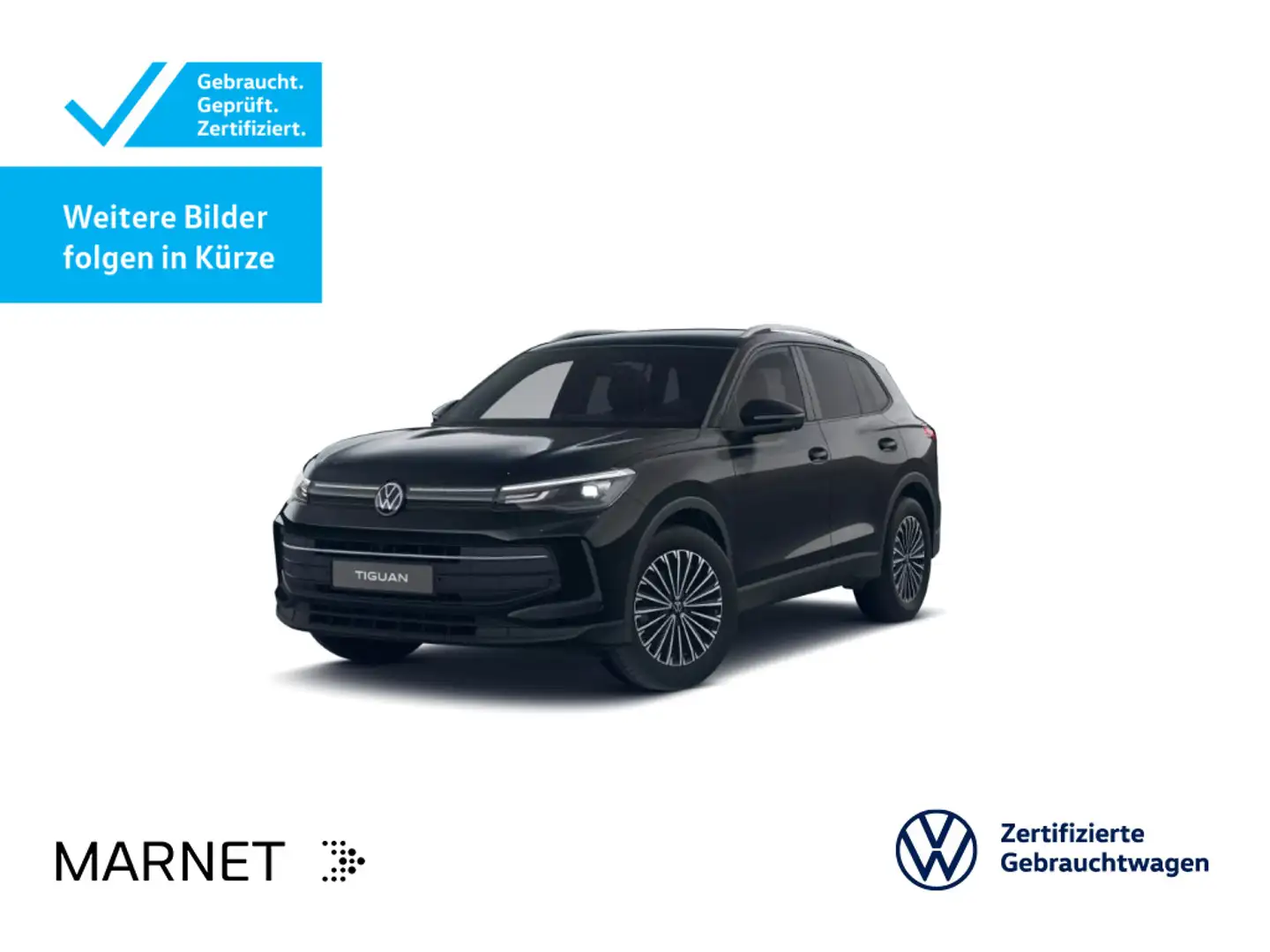 Volkswagen Tiguan 1.5 eTSI DSG Life*NAVI*AHK*KAMERA*ASG* Schwarz - 1