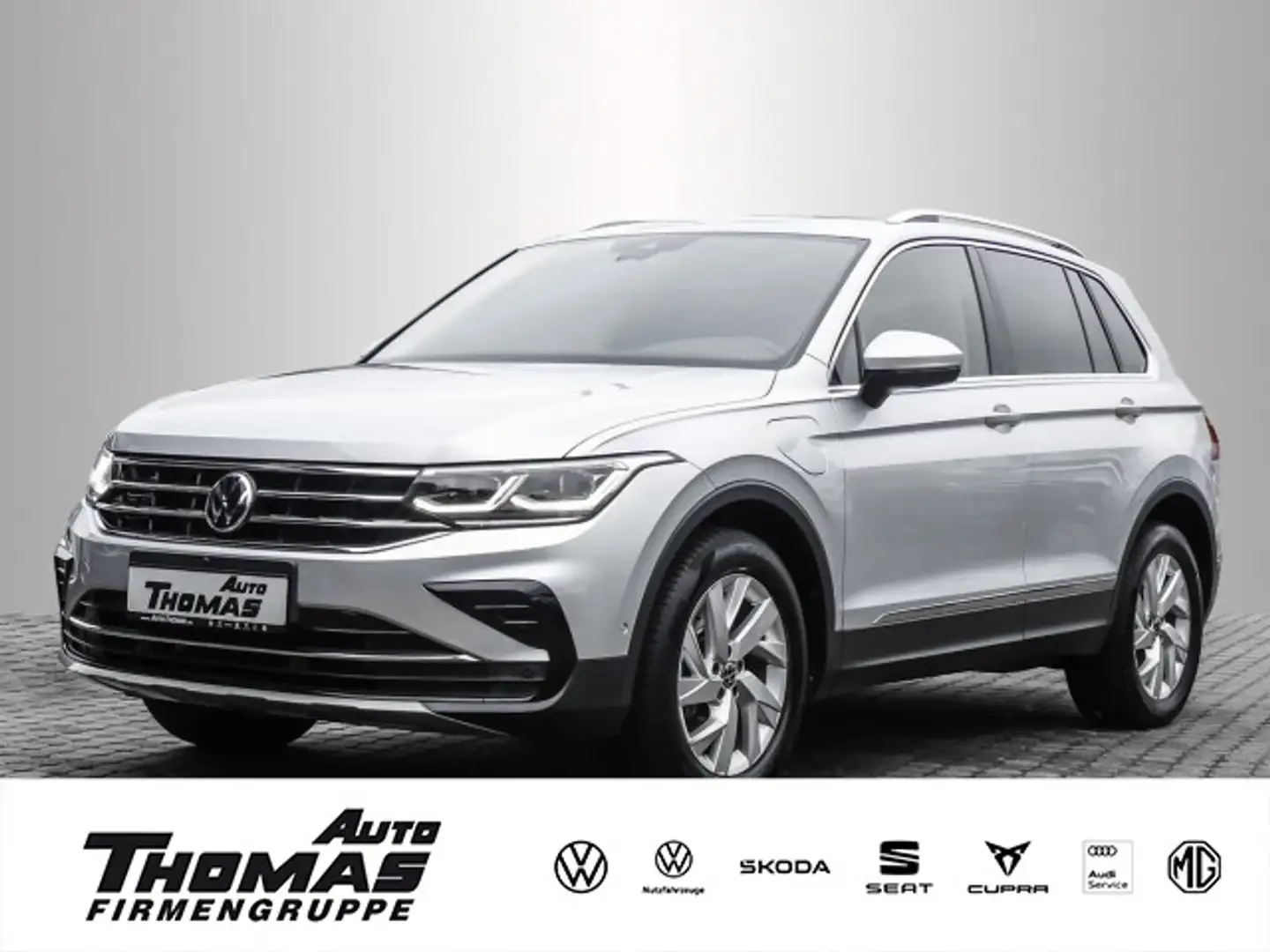 Volkswagen Tiguan Elegance 1.4 TSI eHybrid DSG PANO+LED Plateado - 1