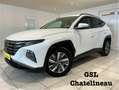 Hyundai TUCSON 1.6T-GDi 150cv MHEV Feel 2022 Airco/Clim/Carplay Blanc - thumbnail 1