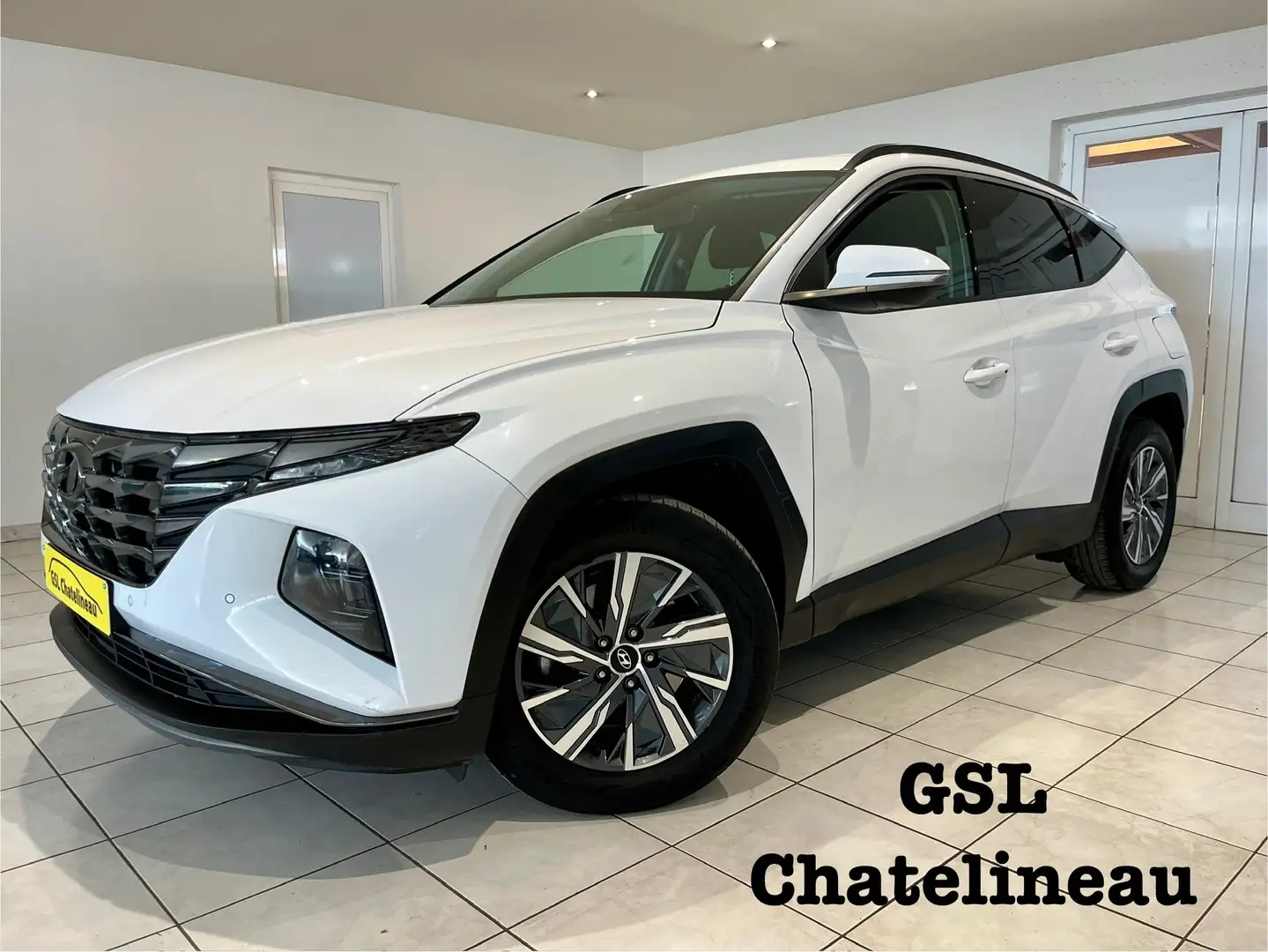 Hyundai TUCSON 1.6T-GDi 150cv MHEV Feel 2022 Airco/Clim/Carplay Blanc - 1