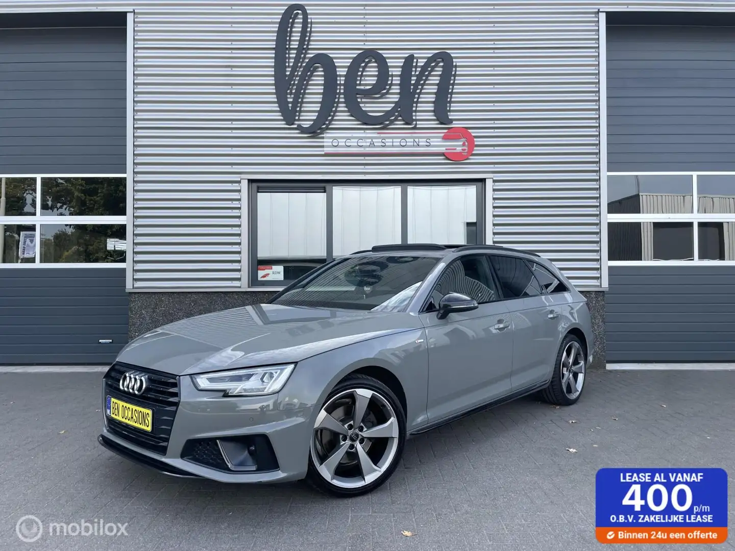 Audi A4 Avant 2.0 TFSI MHEV Sport S line edition "190" Gris - 1