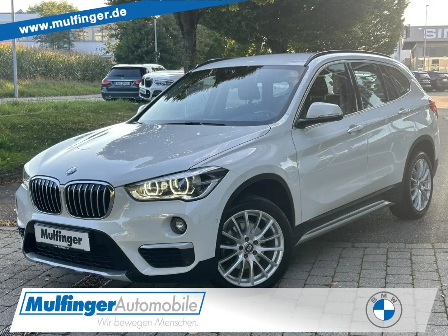 BMW X1 s18d Sports.Navi LED Leder Sitzh.Lordose AHK Weiß - 1