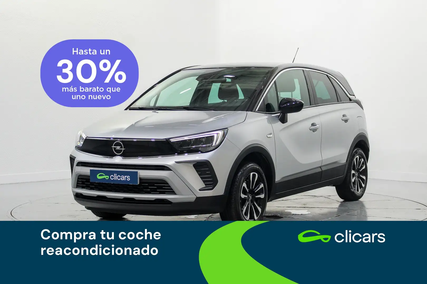 Opel Crossland 1.2 S&S Elegance 130 Aut. Gris - 1