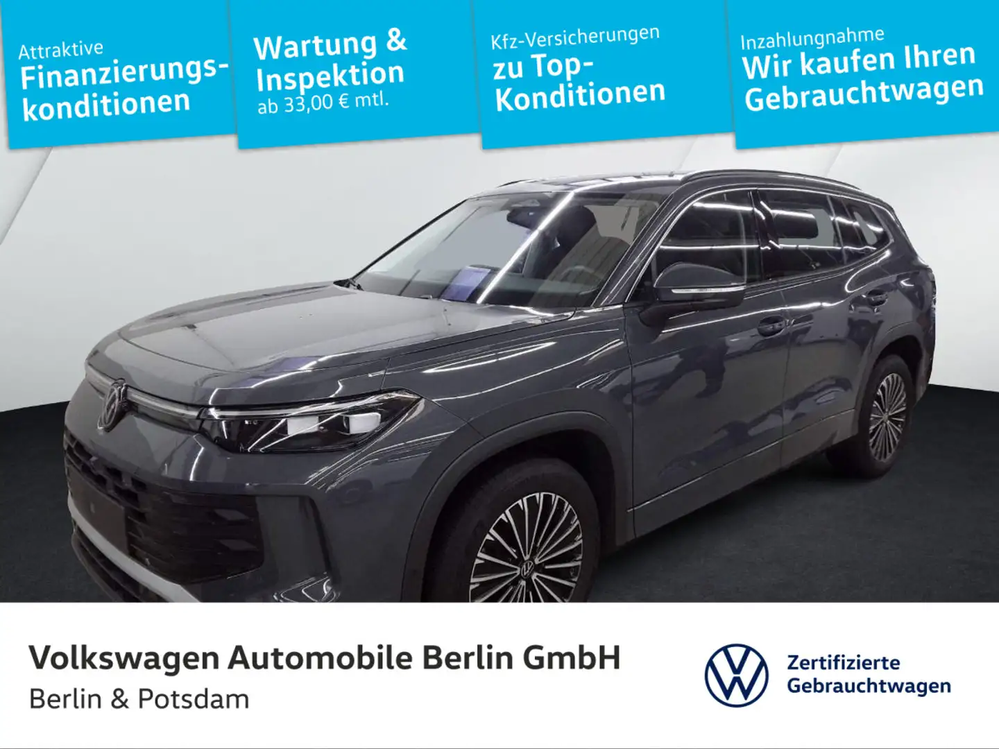 Volkswagen Tayron 2.0TDI DSG 4x4 NAVI AHK 7-Sitze MATRIX-LE Grau - 1