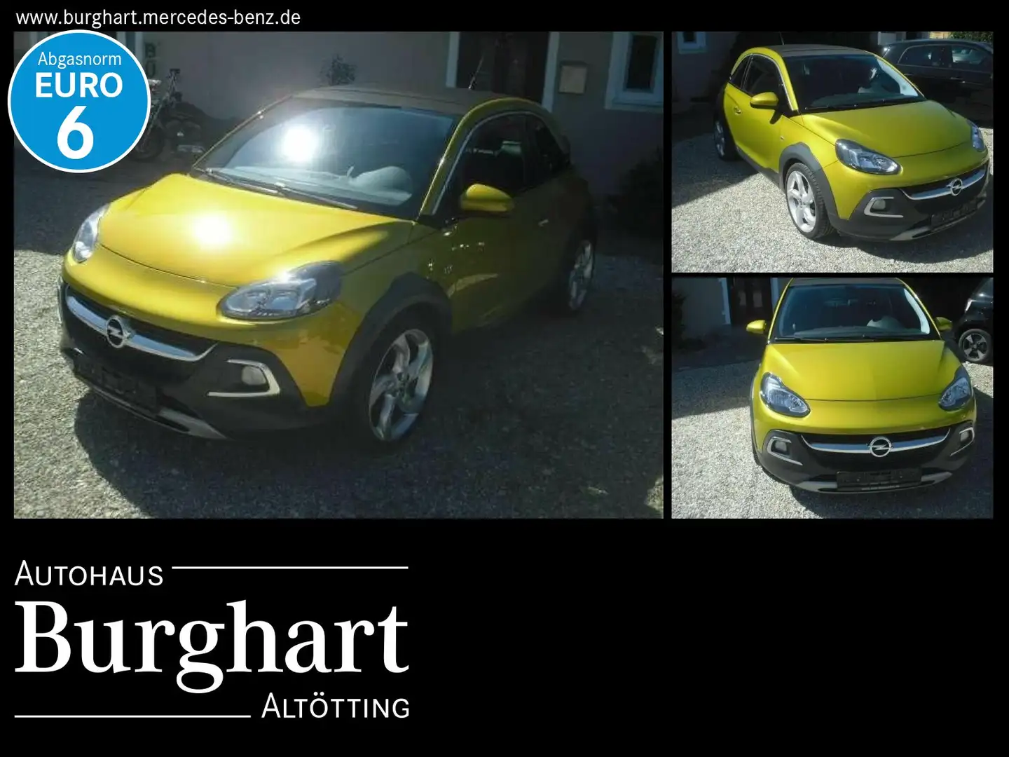 Opel Adam Adam Rocks 1.0 Turbo ecoFlex  Klima/Sitzhzg./BC Gelb - 1