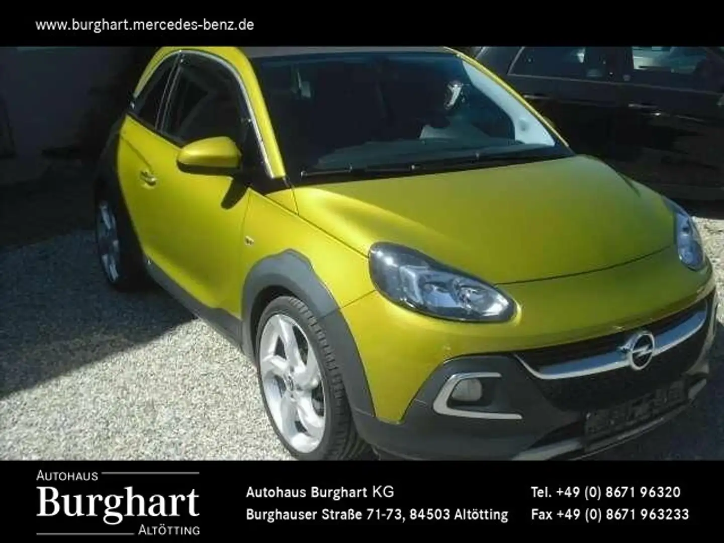 Opel Adam Adam Rocks 1.0 Turbo ecoFlex  Klima/Sitzhzg./BC Gelb - 2