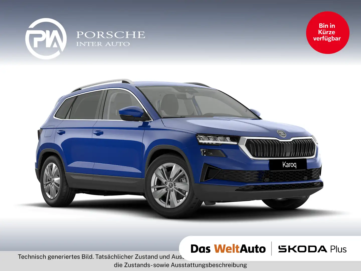 Skoda Karoq Selection TSI DSG ACT Blau - 1