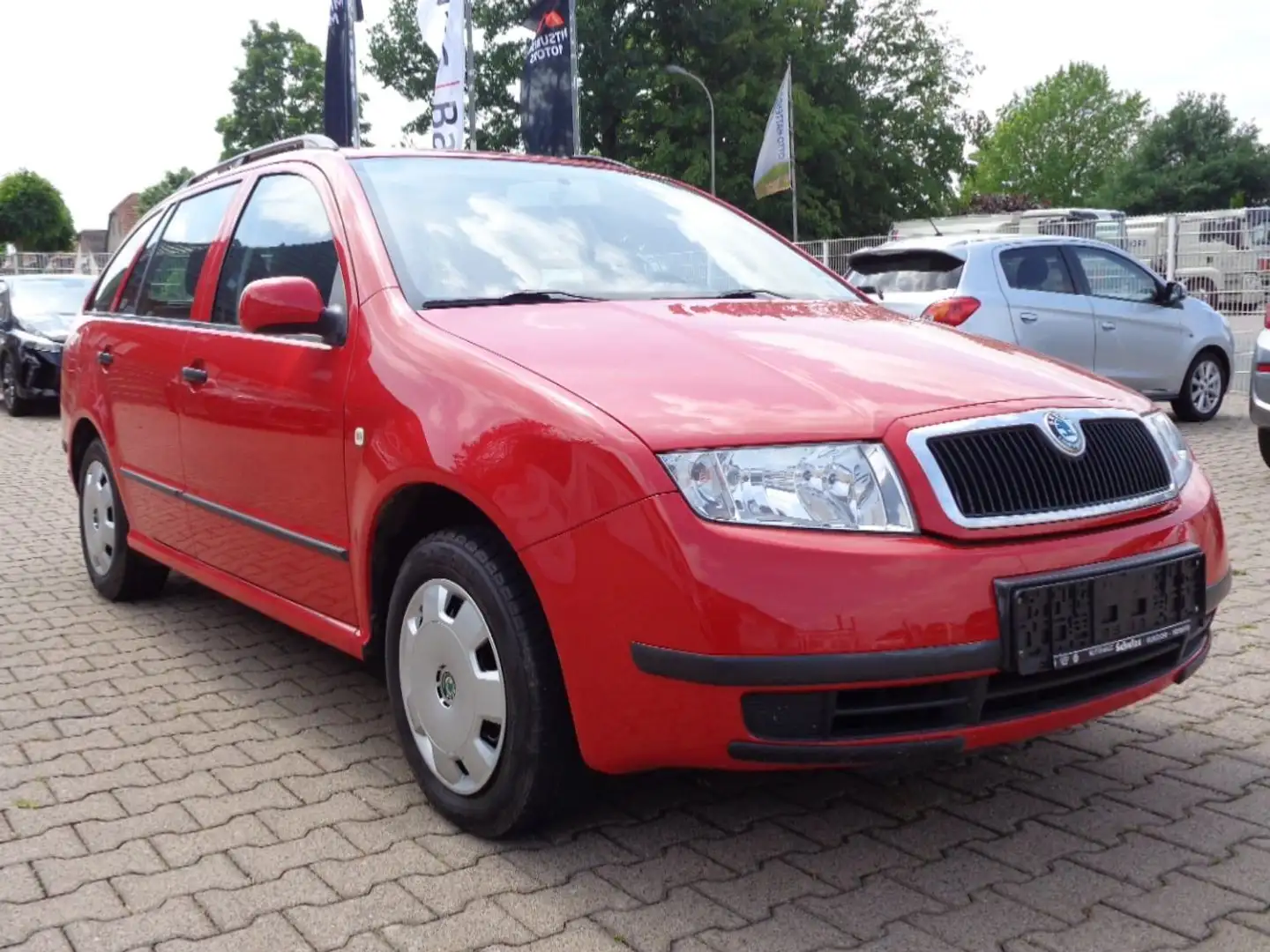 Skoda Fabia 1.4 16V Combi #Klima #LPG-Gasanlage Rot - 1
