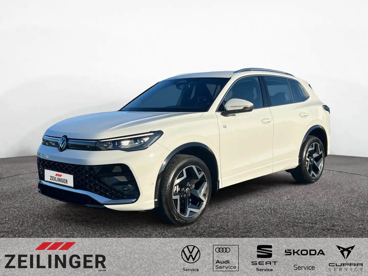 Volkswagen Tiguan R-Line 4Mo TDI DSG|STANDHZG|AHK|beh.FRONT Weiß - 1