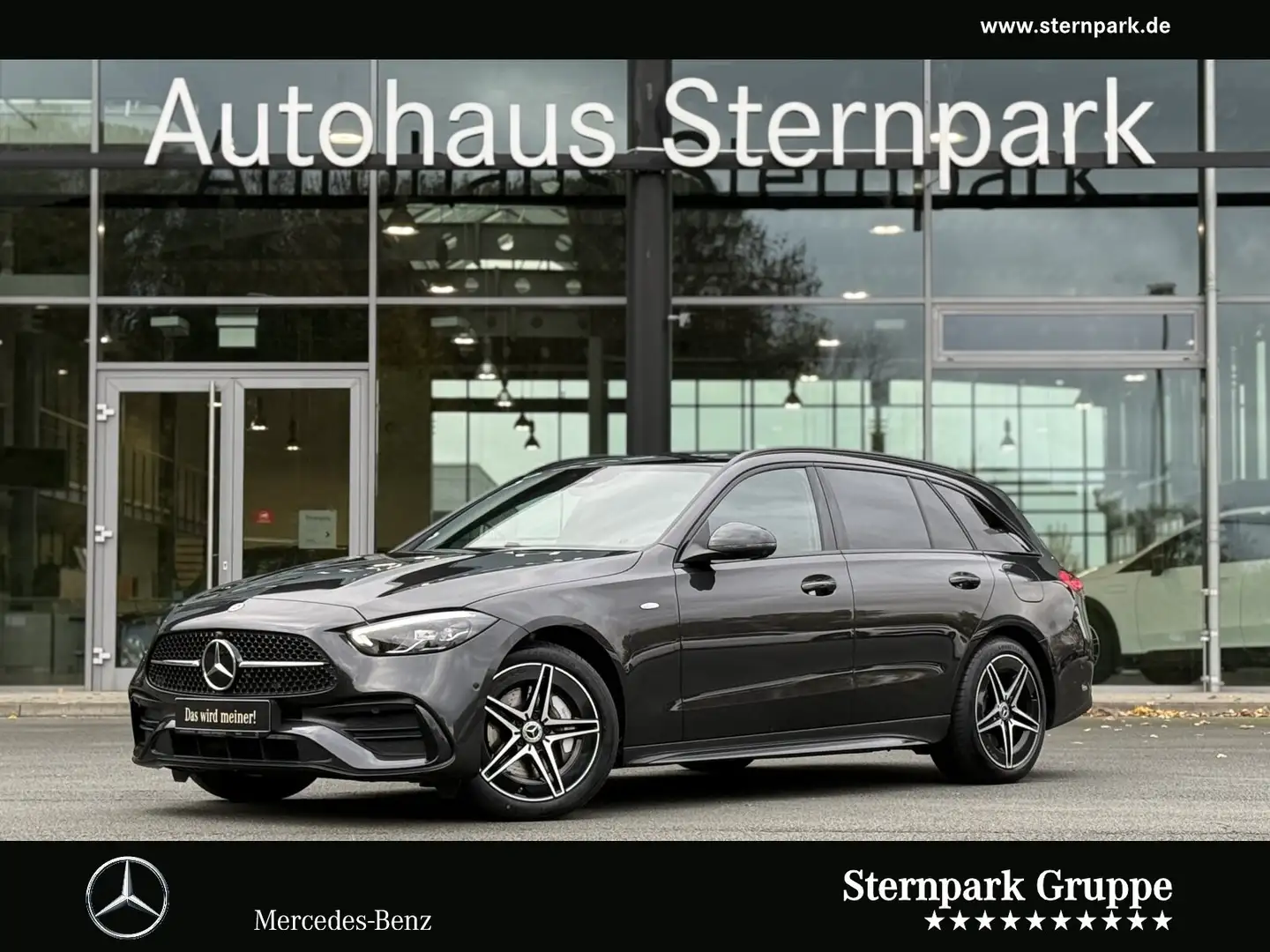 Mercedes-Benz C 300 C 300de T Edition-AMG AHK/Pano/Memory/Sound/360° Grau - 1