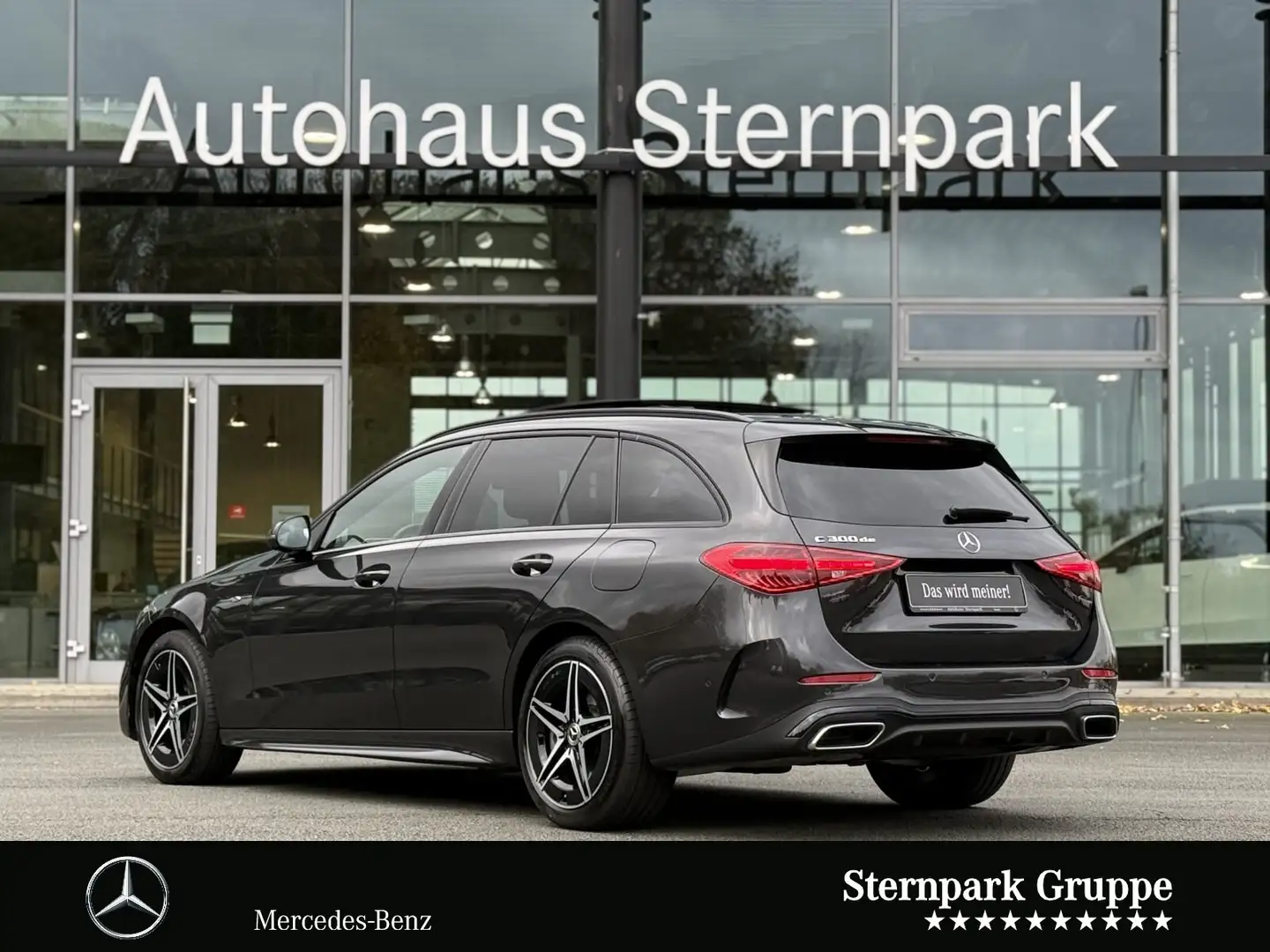 Mercedes-Benz C 300 C 300de T Edition-AMG AHK/Pano/Memory/Sound/360° Grau - 2