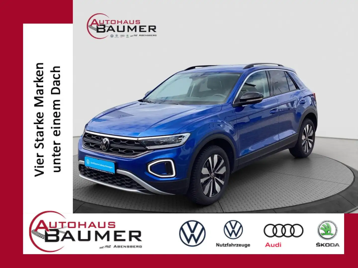 Volkswagen T-Roc GOAL 1.5 TSI DSG Kamera Navi LED ParkAssist Bleu - 1