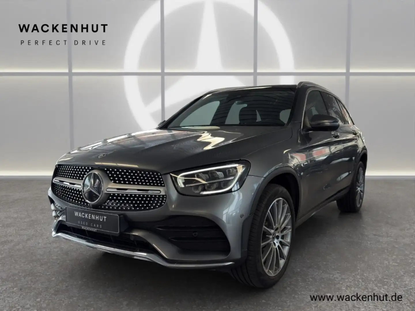 Mercedes-Benz GLC 300 e 4M AMG PANO LED 360°KAMERA BUSINESS CARPLAY Gris - 1