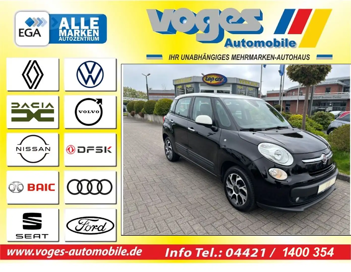 Fiat 500 500L 1.4 16V Pop-Star Noir - 1