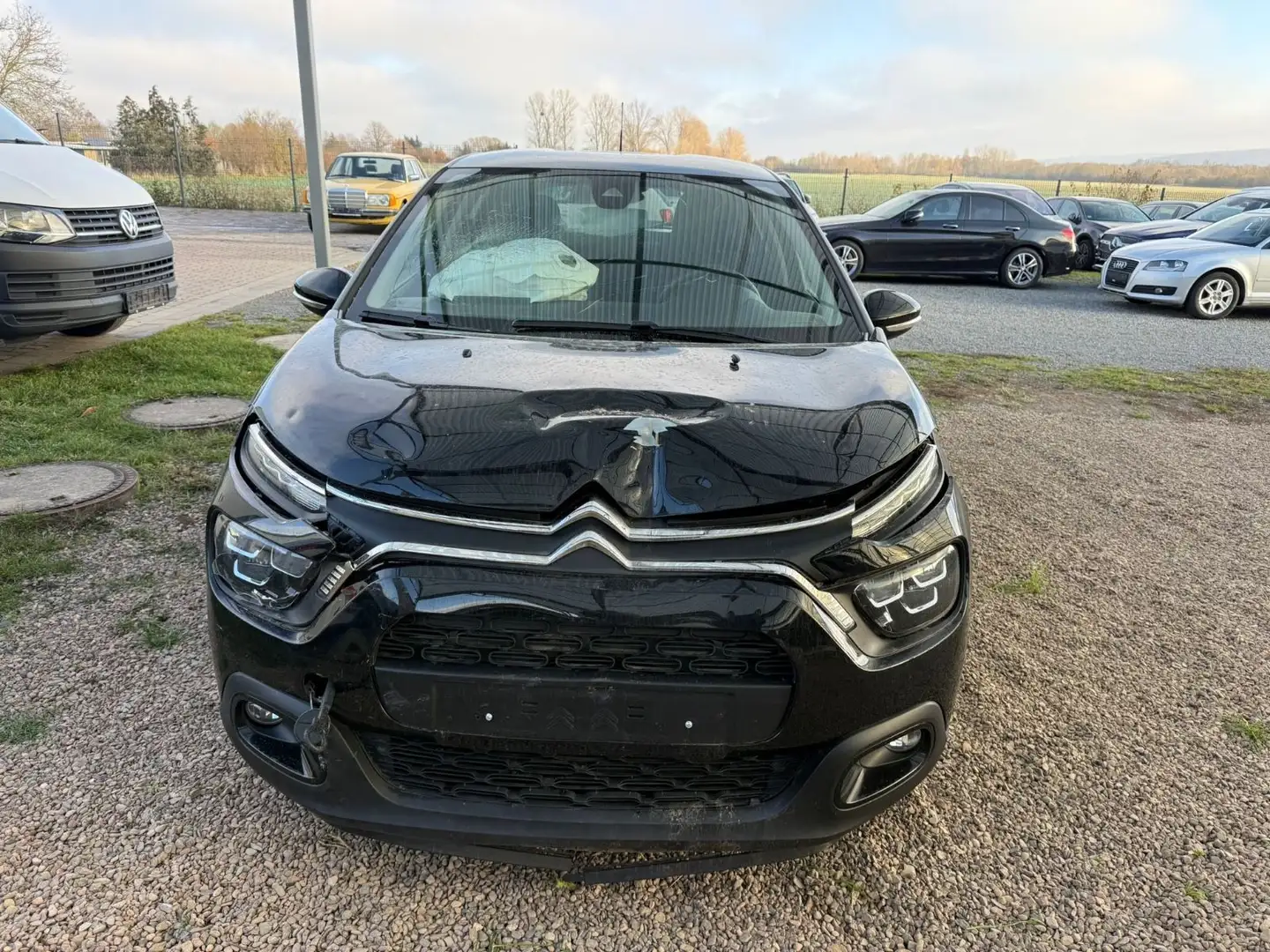Citroen C3 1.2 Max Navi/CarPlay/Spurhalte/Unfallfahrzeug Schwarz - 1