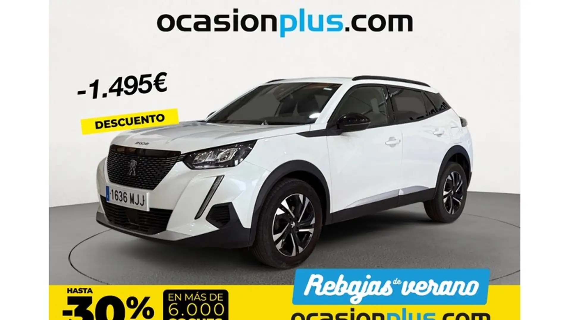 Peugeot 2008 1.2 PureTech S&S Allure 100 Blanc - 1
