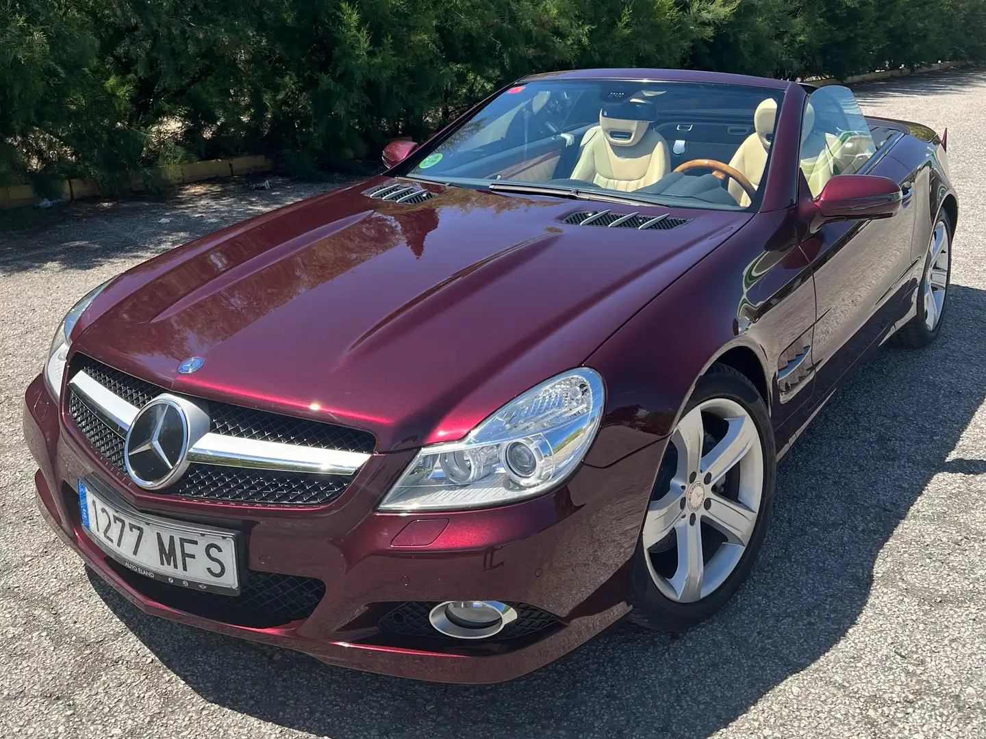 Mercedes-Benz SL 350 7G Rood - 1