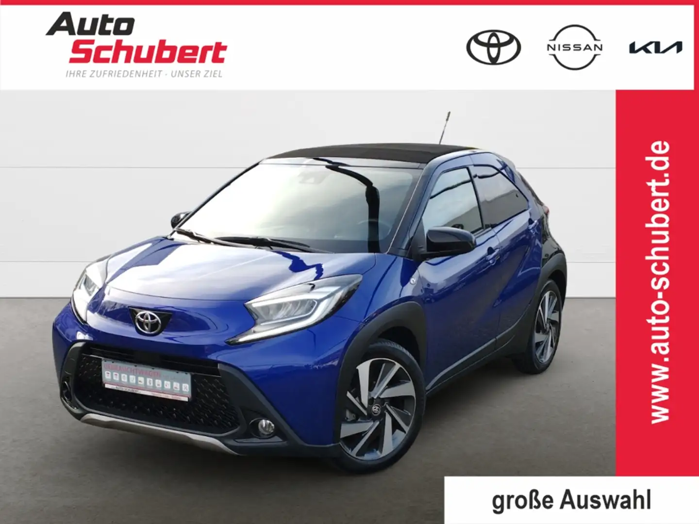 Toyota Aygo X Air Explore, 5-GANG+Faltdach+Klimaautomatik+Teille Blau - 1