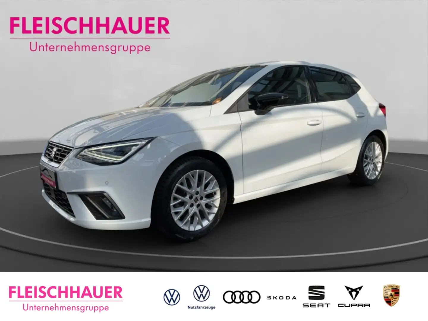 SEAT Ibiza 1.0 TSI DSG FR Navi Digitales Cockpit LED ACC Appl Blanc - 1