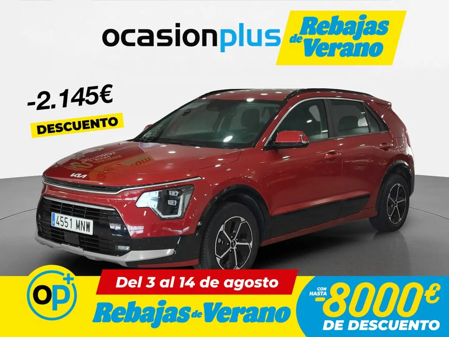 Kia Niro 1.6 HEV Drive 141 Rojo - 1