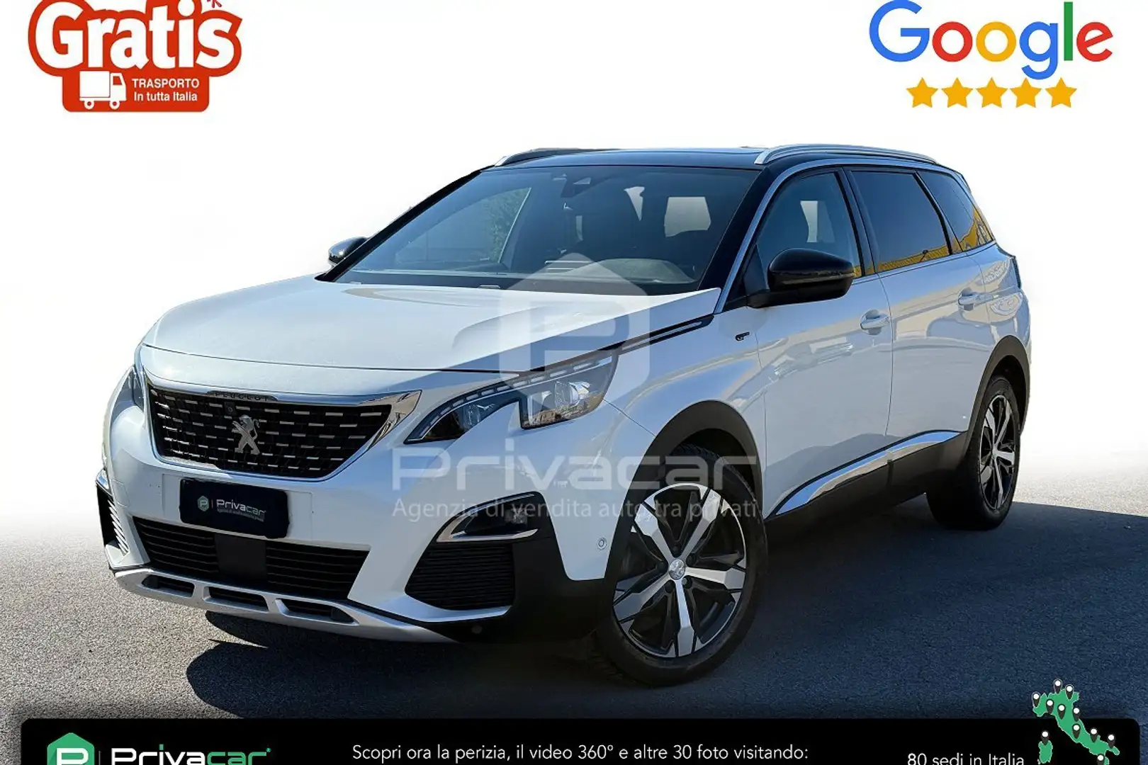 Peugeot 5008 5008 BlueHDi 180 S&S EAT8 GT Weiß - 1