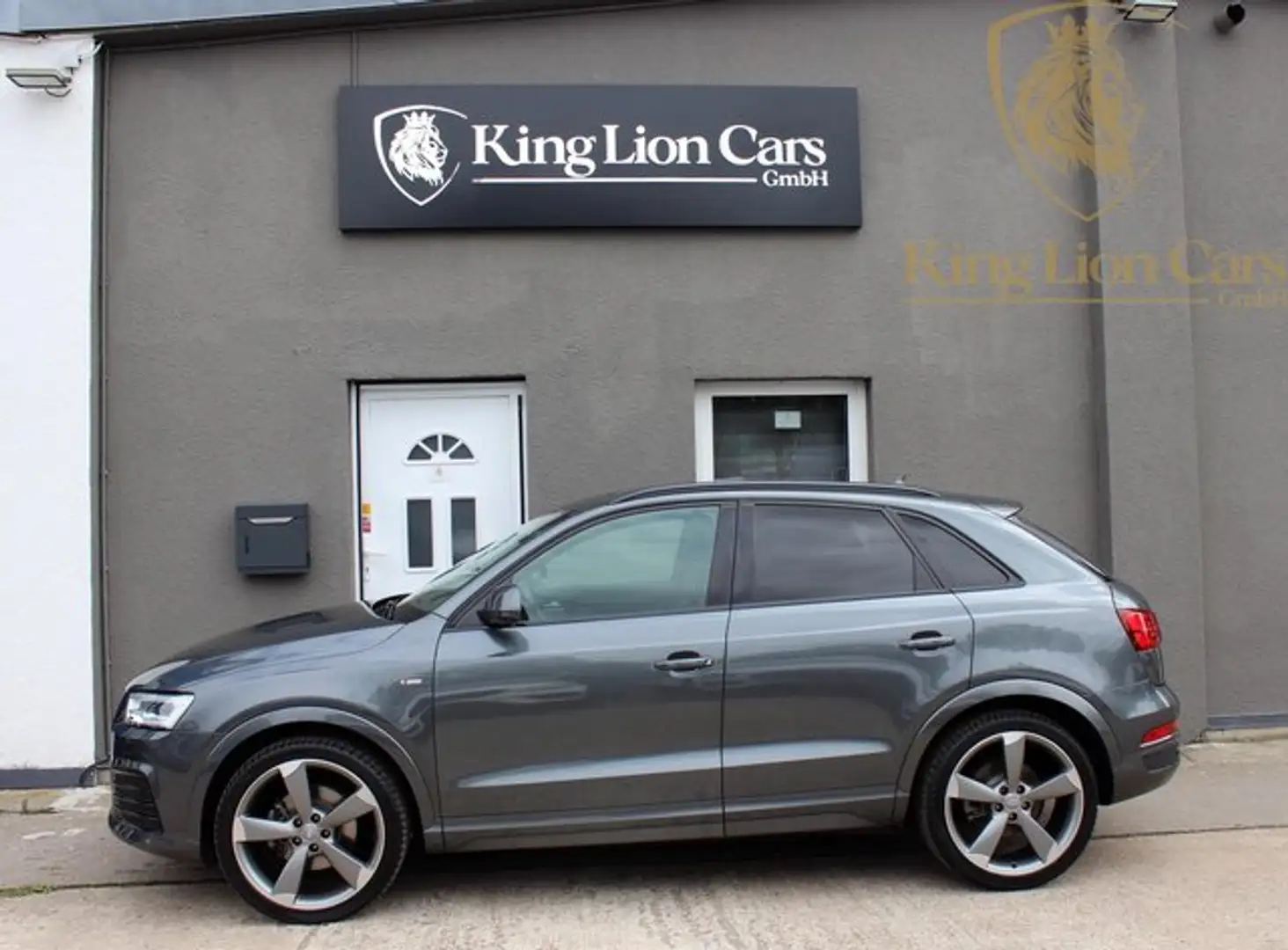 Audi Q3 2.0 TDI qu 3x S LINE SPORT PANO+AHK+20Z-ROTOR Grau - 2