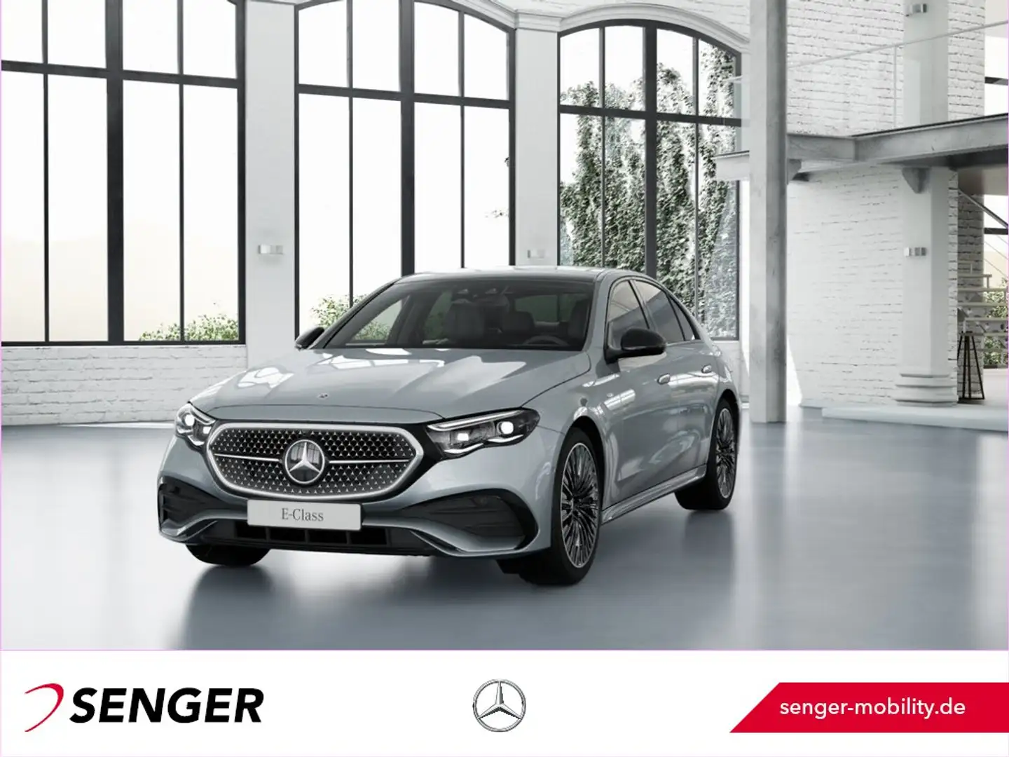 Mercedes-Benz E 400 e 4M AMG-Premium-Plus Night Leder Panorama Argent - 1