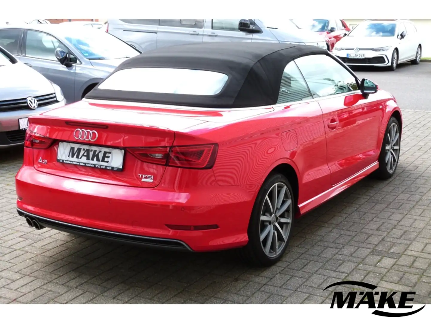 Audi A3 Cabriolet 1.4 TFSI DSG, S-Line, ACC, SHZ, Audi Sou Rot - 2