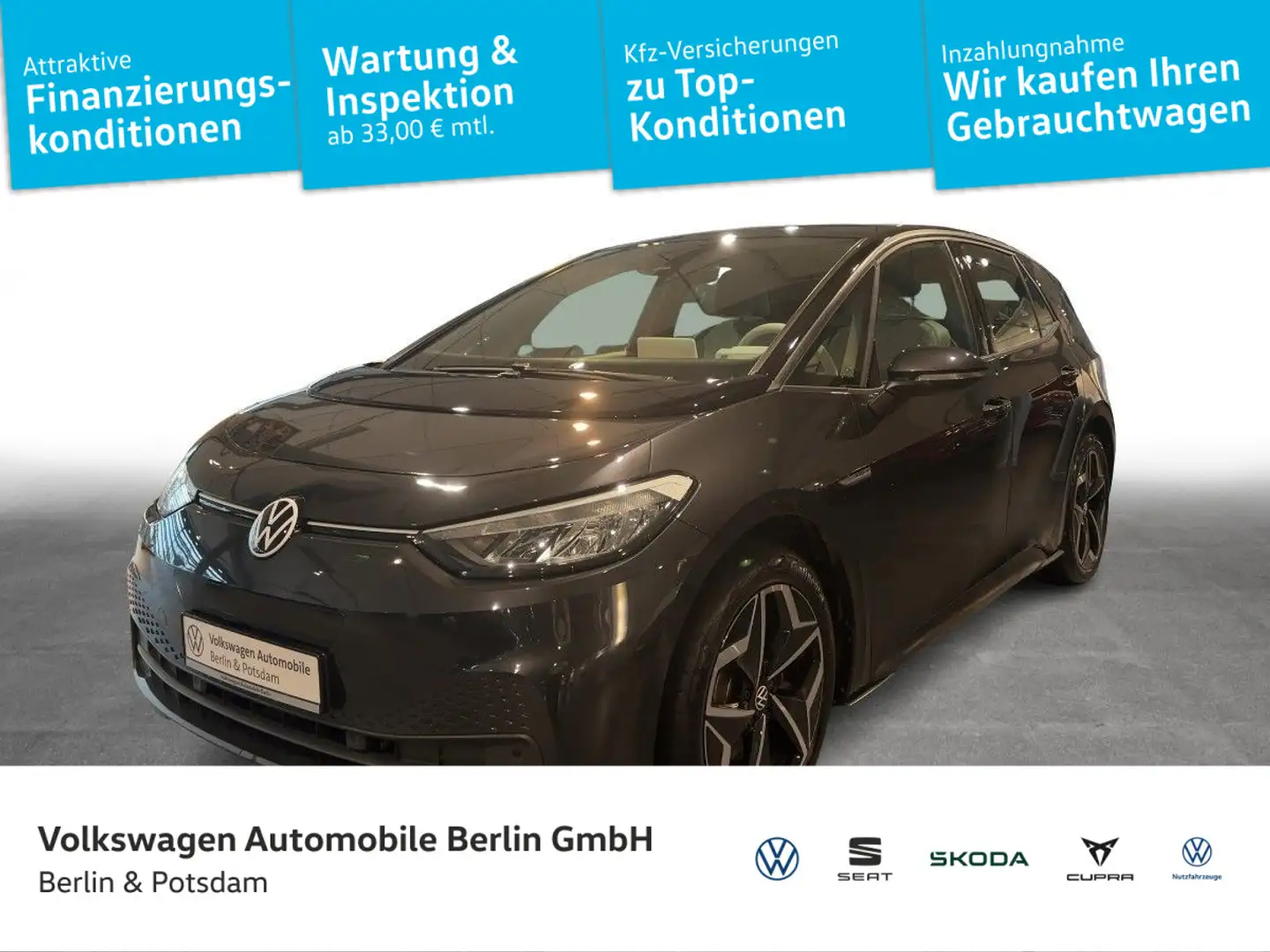 Volkswagen ID.3 Pro S NAVI W-Pumpe LED PDC 77kWh Grau - 1