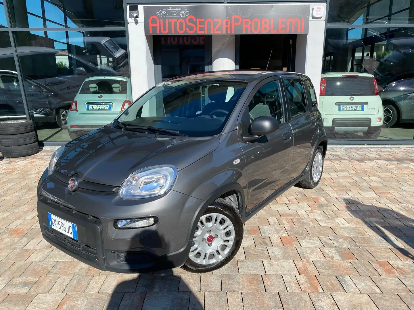 Fiat Panda Panda 1.0 firefly hybrid Gris - 2