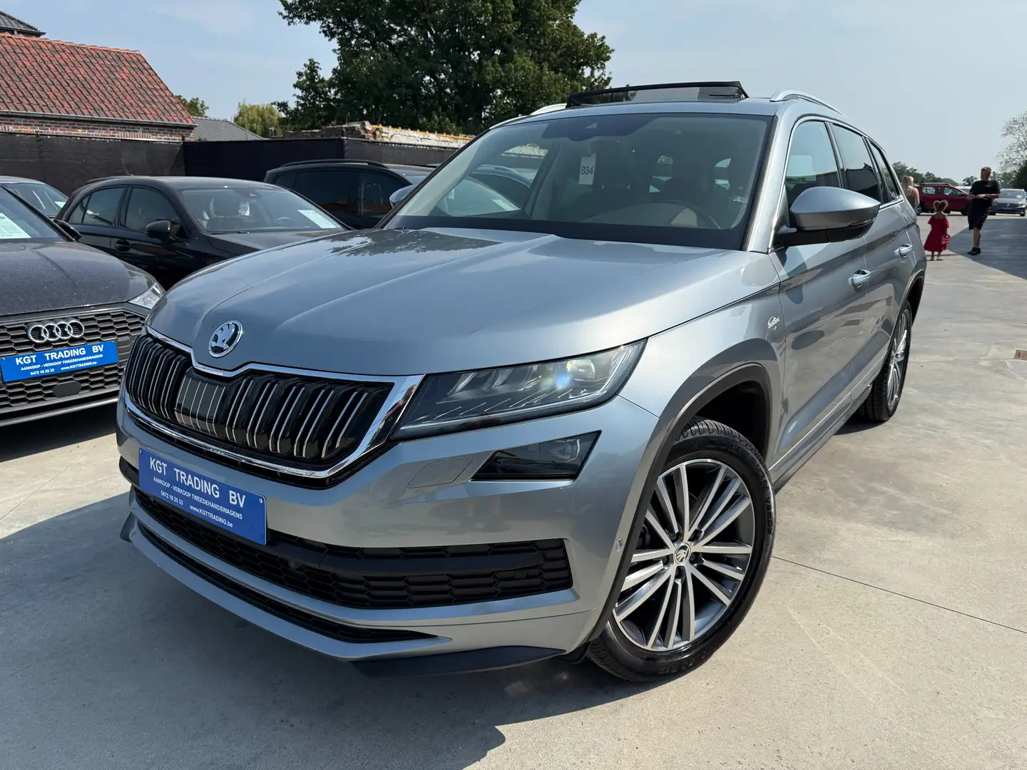 Skoda Kodiaq 1.5 TSI L&K 7 ZIT DSG OPENDAK VIRTUAL XENON LEDER Gris - 1