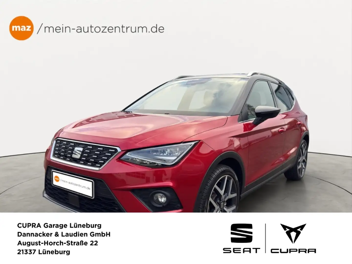 SEAT Arona 1.0 TSI Xcellence Alu LED Navi Kamera ACC AHK Sitz Rot - 1