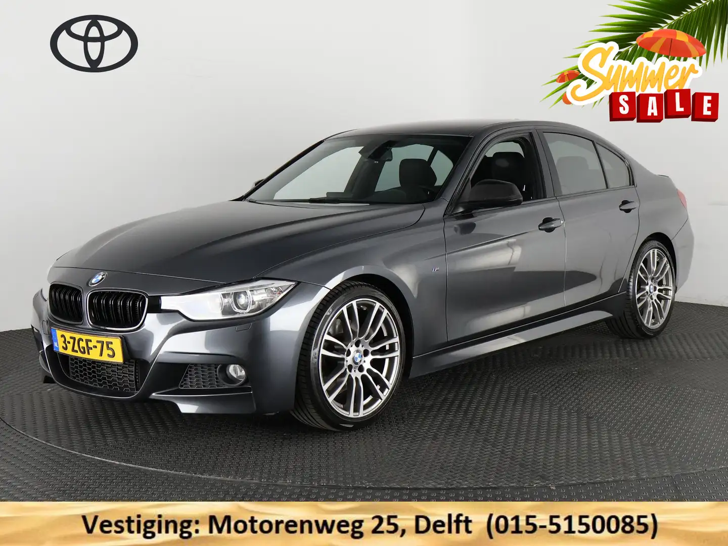 BMW 328 3-serie 328i M-EXECUTIVE AUTOMAAT NL AUTO M SPORTP Šedá - 1