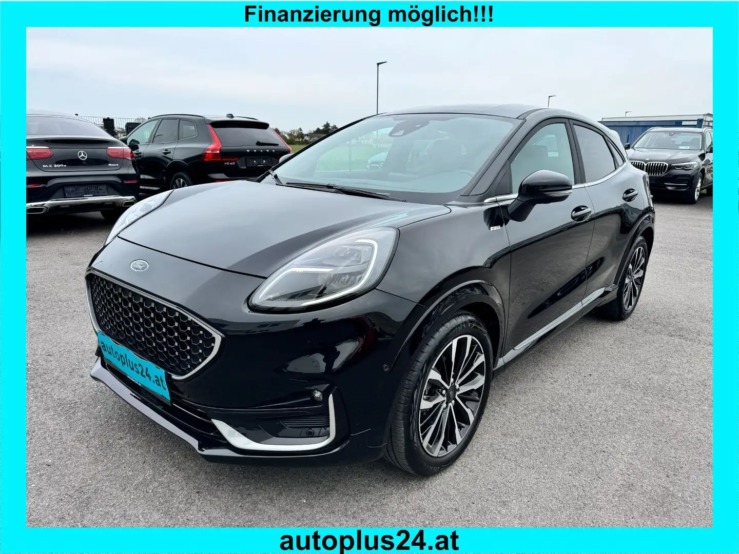 Ford Puma 1,0 EcoBoost Hybrid ST-Line Vignale Schwarz - 1